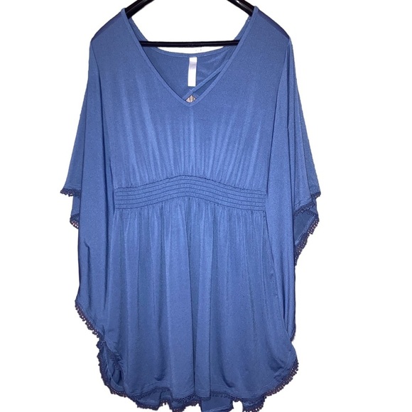Cacique Other - SWIM By Cacique Women’s Periwinkle Swim Cover Up 2X 18 20